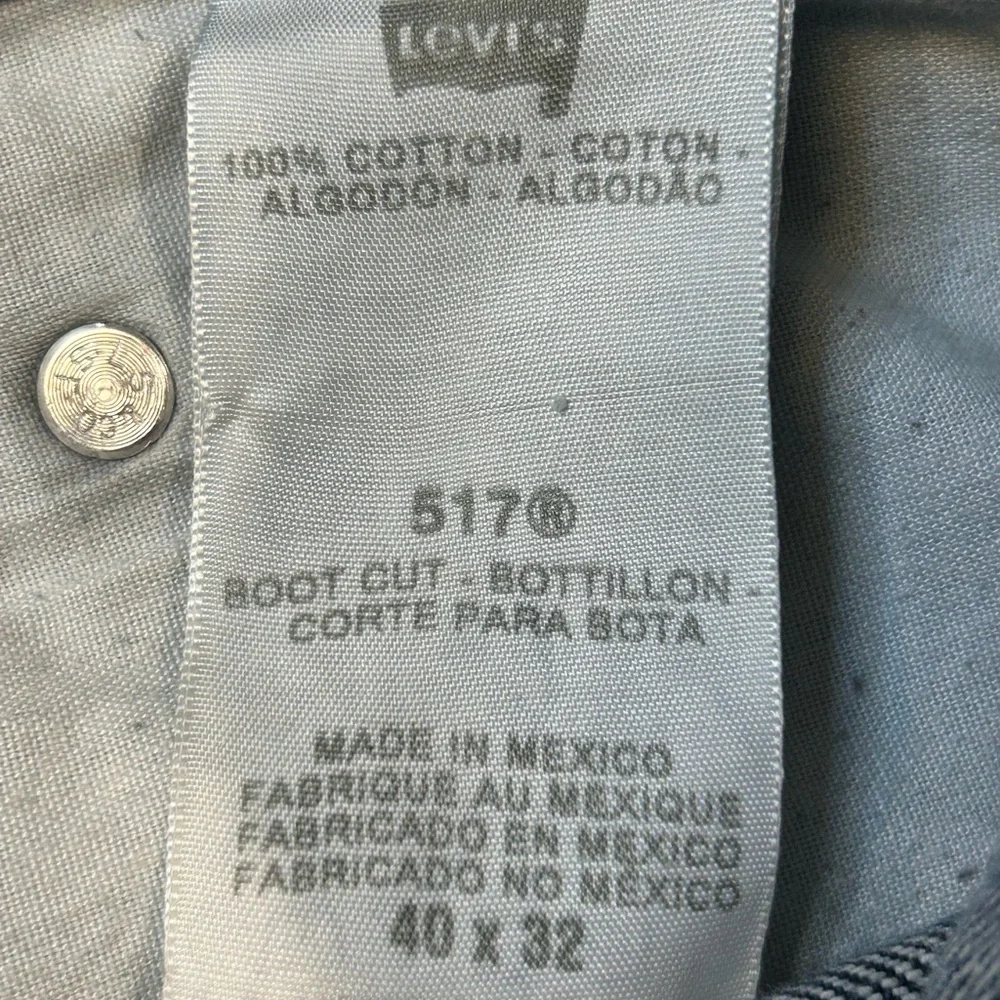 Levi’s‎ Men’s Bootcut 517 Jeans 40/32 Cowboy Western 2010 Light Wash Denim